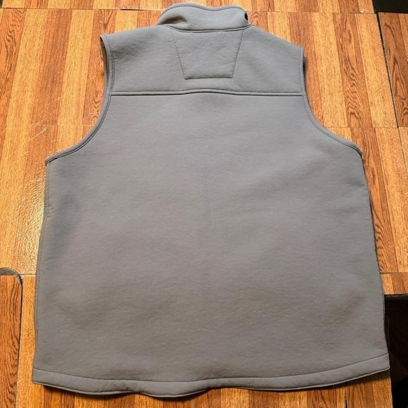 Carhartt Grey Rain Defender Relaxed Sherpa Lined Super Dux Workwear Vest Large - Picture 3 of 7